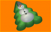 Снеговик на ёлке