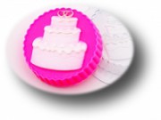 Свадебный торт 2, форма для мыла пластиковая
