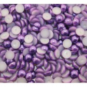 Полубусины под жемчуг (Фиолетовые) 10мм - 50шт