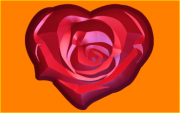 Сердце роза