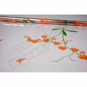 Пленка цветная 70 см, Орхидея цвет Оранжевый - 1м
