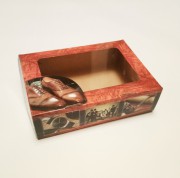 Коробка для упаковки №25 "Ботинки" (Размер 15х11х4см) - 1 шт