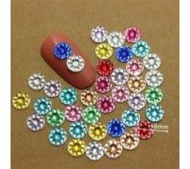 Стразовые серединки пластик