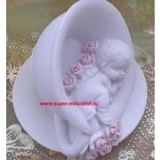 3D "Ангелочек в чашке"