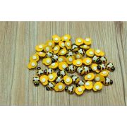 Деревянная Пчелка, желтая, с липким слоем 8*12мм - 1 шт.