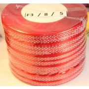 Атласная с рис. горох 6мм * 45м - 1 бобина (F3/8/5)