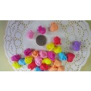 Бутон розы из фоамирана. МИКС, D=12мм, высота бутона 20мм. 1шт