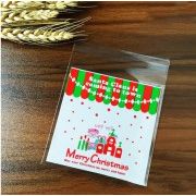 Пакетик с липким слоем 10*11см. Santa Claus