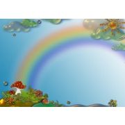Фотофон "Радуга". Размер А4