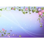 Фотофон "Цветочное настроение". Размер А4