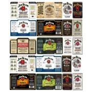 Наклейка "Бурбон Jim Beam" (Джим Бим)