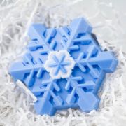 Снежинка кристальная, пластиковая форма для мыла