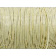 Вощёный шнур под кожу для рукоделия. Тонкий (толщина 0,5мм), цв.Айвори, 1м
