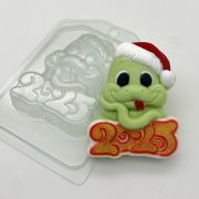 2025 / Змея в новогодней шапке