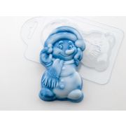 Снеговик с птичкой