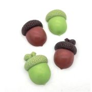 Жёлудь МИНИ (4 ячейки), форма для мыла и шоколада пластиковая