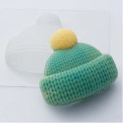 Шапка вязаная, форма для мыла и шоколада пластиковая