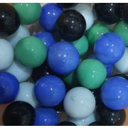 Набор стеклянных камней. Цв.Микс (матовые). Набор 10шт