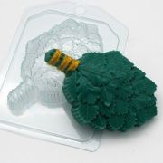 Веник дубовый, форма для мыла и шоколада пластиковая