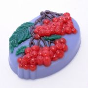 Гроздья рябины, пластиковая форма для мыла