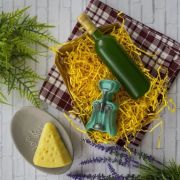 Винный набор, пластиковая форма для мыла