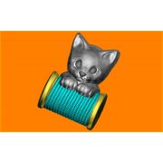 Котенок и нитки