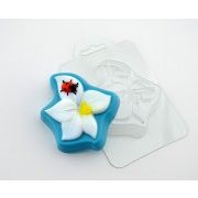 Цветок с божьей коровкой