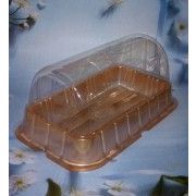 Купол ПЭТ, золотое дно.Прямоугольная-полукруглая, 1шт