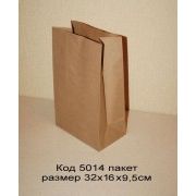 Крафт пакет код 5014 размер 32х16х9,5 см