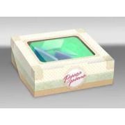 Коробка для упаковки «Ручная работа», (Размер 10х8х3см) - 1 шт.