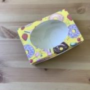 Коробка для упаковки "Пончики", (Размер: 15,5х11х4 см) - 1шт