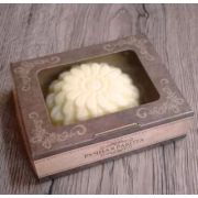 Коробка для упаковки «Ручная оабота на коричневом», Размер 10х8х3см), 1шт