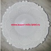 Пластиковая корзинка( белая, большая)