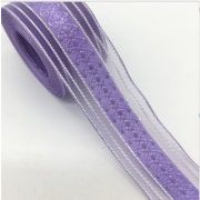 Декоративная лента фиолетовый (ширина 25мм) - 1м