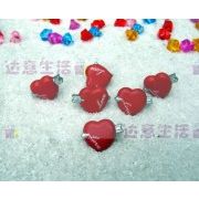 сердце пластик 2,6см - 1 шт