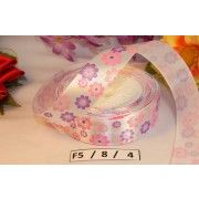 Атласная лента с рисунком 25мм * 1 м