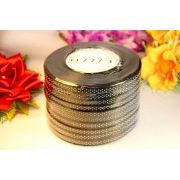 Атласная с рис. горох 6мм *1м (F3/7/3)