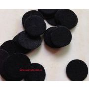 Фетровые кружочки (чёрные) 2,5 см - 20 штук