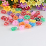 Резинка для волос бесшовная (маленькие), цвет - МИКС, 1,5 см - 1 шт.